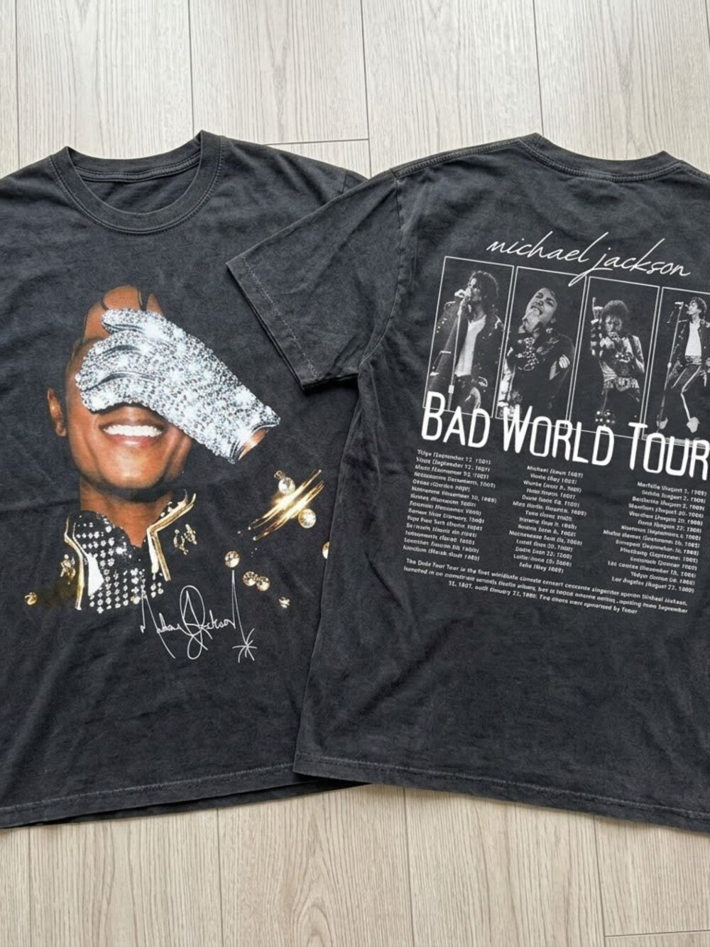 Comfort Colors Youth Michael Jackson Vintage Shirt, Michael Jackson Bad World T